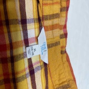 Mustard yellow flannel for sale!